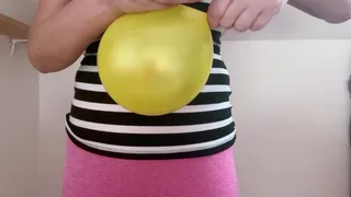 Balloon Stuffed Boobs And Ass