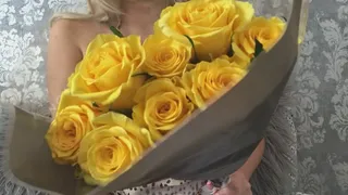 Sneezing With Yellow Roses