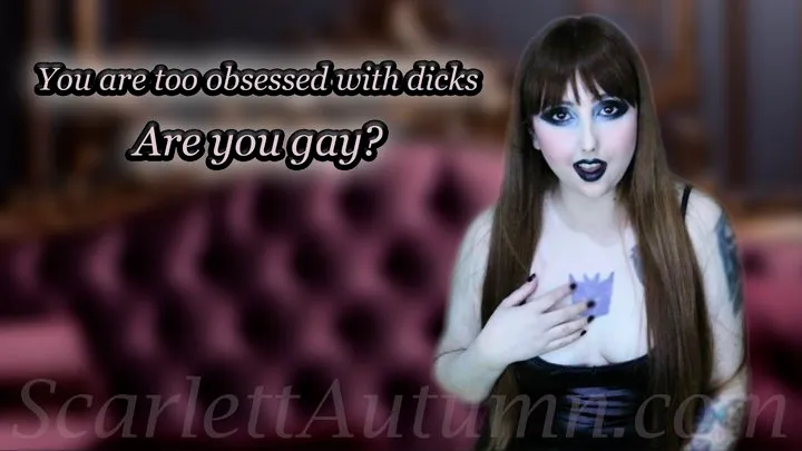 You are gay, right? You are way too obsessed with dicks