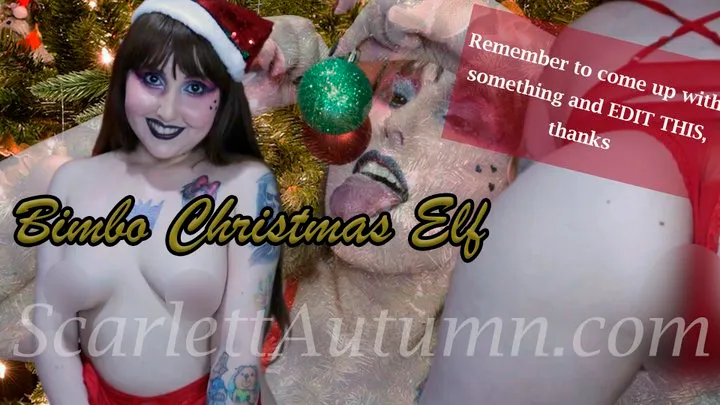 Bimbo Christmas Elf