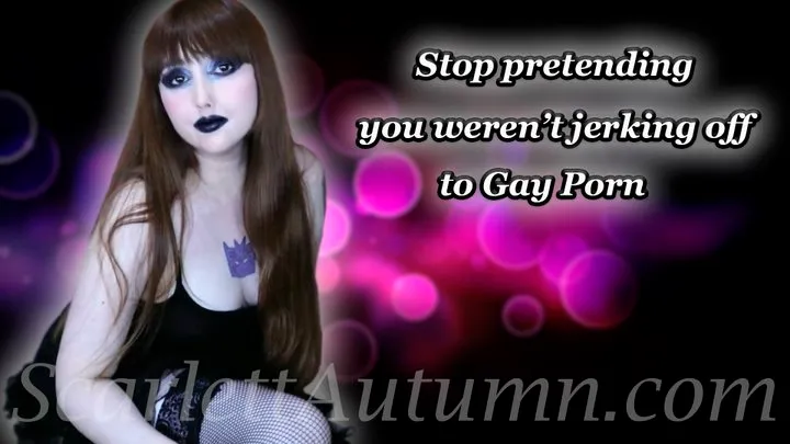 Stop pretending you weren't jerking off to Gay Porn - MP4