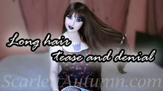 Long hair tease and denial - WMV