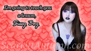 Teaching a lesson to the Sissy Boy - WMV