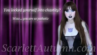 If you need a cage for your dick, you are Pathetic - WMV