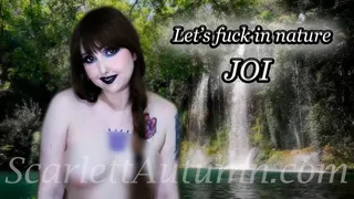 Let's fuck in nature - JOI - MP4