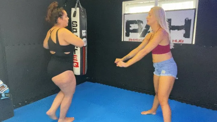 Competitive grapple girls