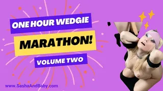 Volume 2 - ONE HOUR WEDGIE MARATHON - Incredible wedgie action