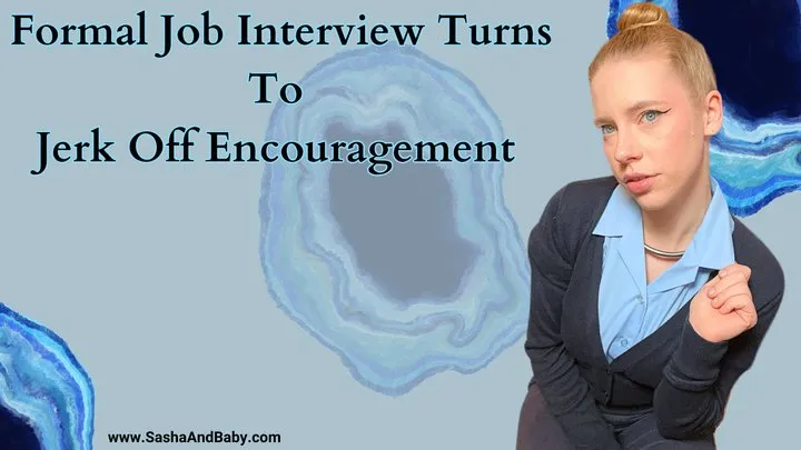 Posh Interview Turns to Uniform Jerk Off Encouragement