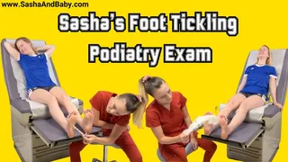 Soccer Girl Sasha's Foot Tickling Podiatry Exam