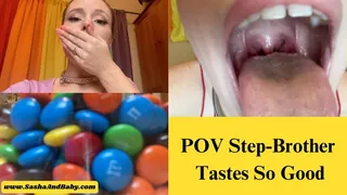 POV Vore Giantess-Snack Sized Step-Brother Slobbered On & Swallowed
