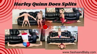 Harley Quinn Does Splits - Costume Flexibility Fetish