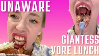 Unaware Vore Giantess Lunch
