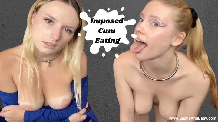 Cruel Femdom Imposed Cum Eatin- CEI