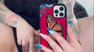 Finger Fucking In The Mirror