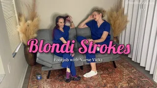 Footjob with nurse Vicky