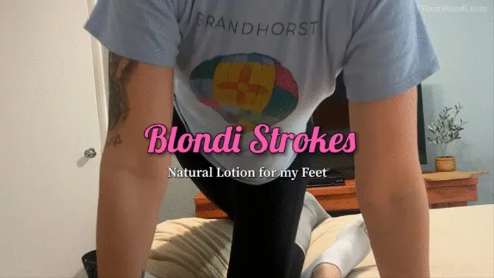 Natural Lotion for my Feet