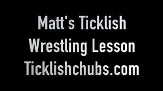 Matt's Ticklish Wrestling Lesson
