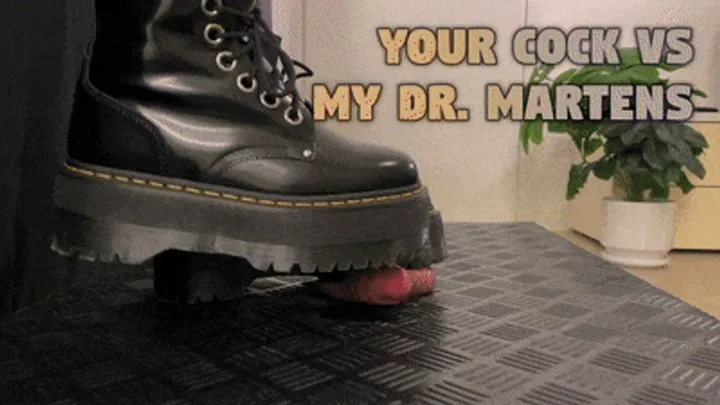 Your Cock vs My Dr Martens (Slave POV Version) - TamyStarly - Cock Balls Crush Trample, Shoejob, CBT, Trampling, Bootjob, Stomping