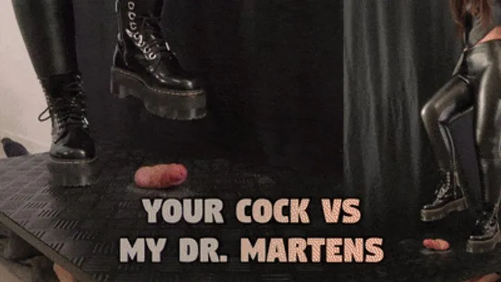 Your Cock vs My Dr Martens (Double 45 Deg Version) - TamyStarly - Cock Balls Crush Trample, Shoejob, CBT, Trampling, Bootjob, Stomping