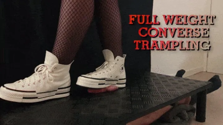 Girlfriend Full Weight Trampling in Platform Converse (45 Degrees Version) - TamyStarly - Cock Balls Crush Trample, Shoejob, CBT, Bootjob, Stomping