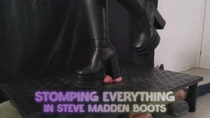 Ex Girlfriend Stomping Your Cock and Balls in Steve Madden Platform Boots (45 Degrees Version) - TamyStarly - Cock Balls Crush Trample, Shoejob, CBT, Trampling, Bootjob