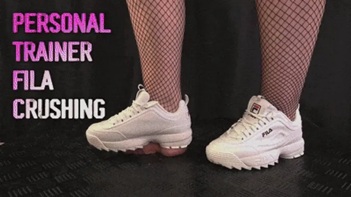 Personal Trainer Cock Trample in FILA Shoes (Close Version) - Tamystarly - Balls Crush, CBT, Bootjob, Trampling, Shoejob, Stomping