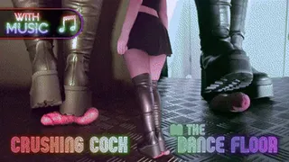 Crushing Your Cock on The Dance Floor in Platform Boots [WITH MUSIC] (Edited Version) - Tamystarly - Cock Balls Crush Trample, CBT, Bootjob, Trampling, Shoejob, Stomping