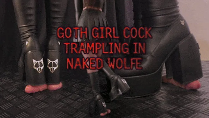 Goth Girl Trampling Your Cock and Balls in Naked Wolfe Boots (Edited Version) - TamyStarly - Cock Balls Crush Trample, Shoejob, CBT, Bootjob, Stomping