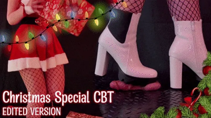 Christmas CBT in Dangerous Boots with Tamystarly (Edit Version) - Bootjob, Ballbusting, CBT, Femdom, Shoejob, Crush, Ball Stomping, Foot Fetish Domination, Footjob, Cock Board