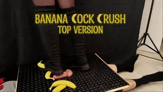 Cock & Banana Crush CBT in Combat Boots with TamyStarly (Top Version) - CBT, Bootjob, Ballbusting, Femdom, Shoejob, Crush, Ball Stomping, Foot Fetish Domination, Footjob, Cock Board
