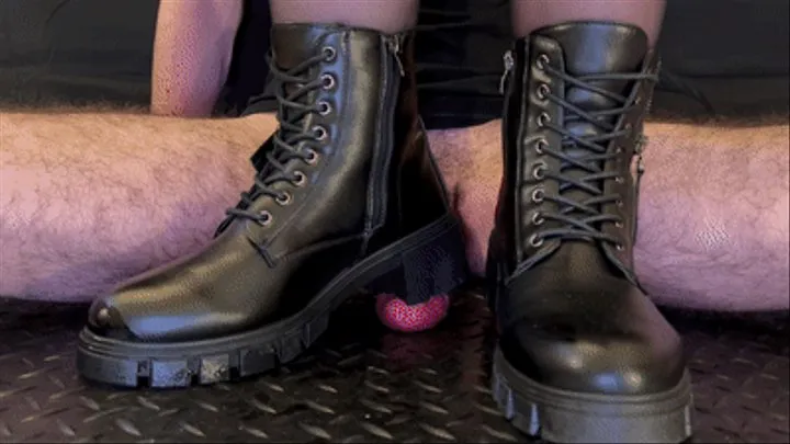 Aggressive Bootjob in Leather Combat Boots Cock Carpet with TamyStarly - CBT, Trampling, Stomping, Femdom, Ballbusting, Shoejob, Crush, Ball Stomping, Foot Fetish Domination, Footjob