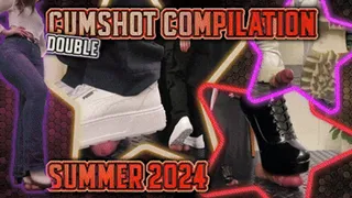 Bootjobs, Shoejobs, Footjobs, 24 Cumshots Compilation Summer 2024 (Double Version) - Tamystarly - Cock Balls Crush Trample, CBT, Trampling, Stomping