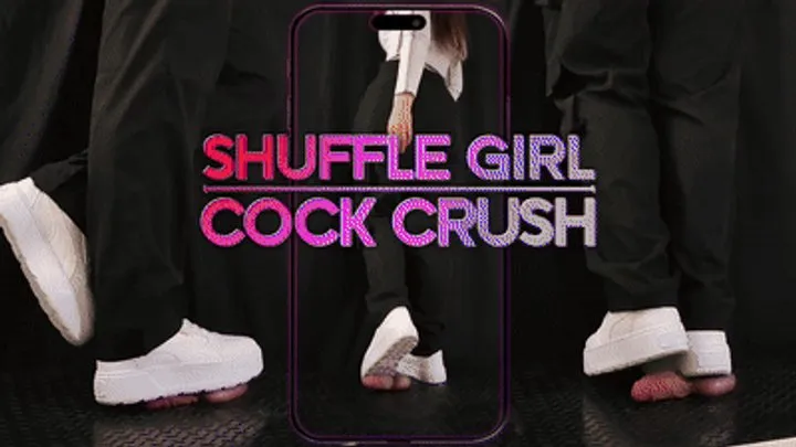 Shuffle Girl Cock Crush in White Platform Puma Sneakers (Vertical Version) - Tamystarly - Balls Trample, CBT, Bootjob, Trampling, Shoejob, Stomping