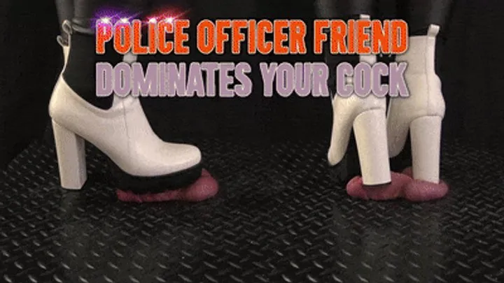 Police Officer Friend Dominates Your Cock in White Boots (Close Version) - Tamystarly - Cock Balls Crush Trample, CBT, Bootjob, Trampling, Shoejob, Stomping