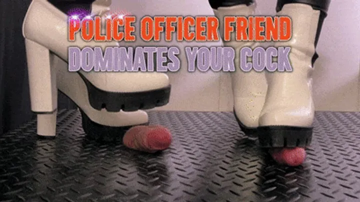 Police Officer Friend Dominates Your Cock in White Boots (Slave POV Version) - Tamystarly - Cock Balls Crush Trample, CBT, Bootjob, Trampling, Shoejob, Stomping