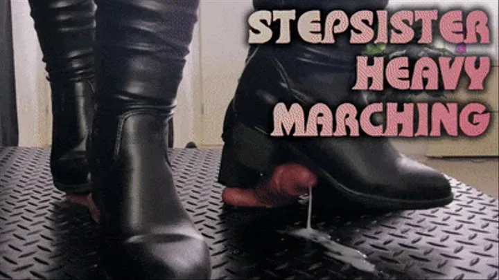 Stepsister Heavy Marching on Your Cock - (Slave POV Version) - TamyStarly - Bootjob, Shoejob, Ballbusting, CBT, Trample, Trampling, High Heels, Crush, Crushing