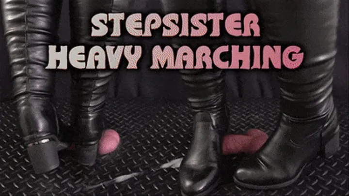 Stepsister Heavy Marching on Your Cock - (Close Version) - TamyStarly - Bootjob, Shoejob, Ballbusting, CBT, Trample, Trampling, High Heels, Crush, Crushing