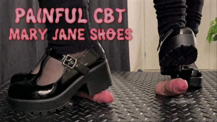 Painful CBT in Mary Jane Shoes (Slave POV Version) - TamyStarly - Bootjob, Shoejob, Ballbusting, CBT, Trample, Trampling, High Heels, Crush, Crushing