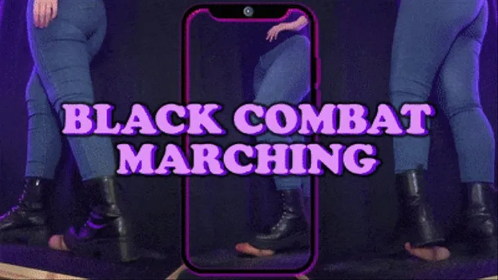 Black Combat Marching over Cock and Balls (Vertical Version) - TamyStarly - Bootjob, Shoejob, Ballbusting, CBT, Trample, Trampling, High Heels, Crush, Crushing