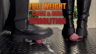 Cock and Balls Demolition in Urban Riding Boots (Slave POV Version) - TamyStarly - Bootjob, Shoejob, Ballbusting, CBT, Trample, Trampling, High Heels, Crush, Crushing