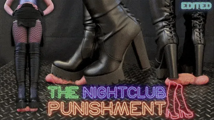 Nightclub Mistress Revenge in Leather Knee Tank Heels Boots [The Nightclub Punishment] - TamyStarly - (Edited Version) CBT, Ballbusting, Bootjob, High Heels, Boots, Heeljob, Femdom, Shoejob, Ball Stomping, Foot Fetish, Footjob, Cock Board, Crush, Tramplin