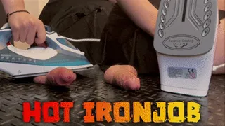 A Hot Ironjob with the Temperature Rising More and More - TamyStarly - Iron, Hot Iron, CBT, Crushing, Hot Ironing, Cumshot, Cock Board