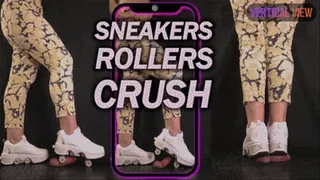 Sneakers Rollers Cock Crush (Vertical Version) - TamyStarly - CBT, Shoejob, Ballbusting, Trample, Trampling, Crush, Boots, Shoes