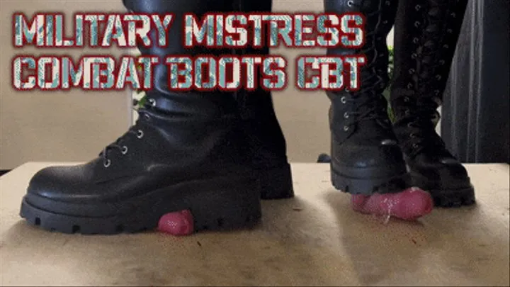 Military Mistress High Combat Leather Boots Cock Crush and Marching (Slave POV Version) - TamyStarly - CBT, Shoejob, Bootjob, Ballbusting, Trample, Trampling, Stomp,