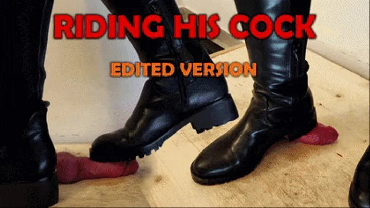 Riding Boots Cock Trample, Bootjob & Crush with TamyStarly - (Edited Version) - Heeljob, CBT, Ballbusting, Femdom, Shoejob, Crush, Ball Stomping, Foot Fetish Domination, Footjob, Cock Board