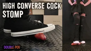 High School Girl in High Converse Stomping on your Cock - with TamyStarly - (Double Version) Heeljob, Femdom, Shoejob, Ball Stomping, Foot Fetish Domination, Footjob, Cock Board, Crush, Trampling