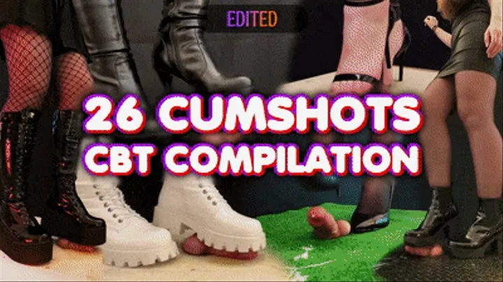 CBT Cumshots Compilation 2! (Edited Version) with TamyStarly - Bootjob, Ballbusting, Femdom, Shoejob, Crush, Ball Stomping, Foot Fetish Domination, Footjob, Cock Board