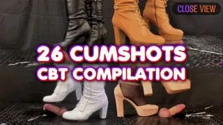 CBT Cumshots Compilation 2! (Close Version) with TamyStarly - Bootjob, Ballbusting, Femdom, Shoejob, Crush, Ball Stomping, Foot Fetish Domination, Footjob, Cock Board