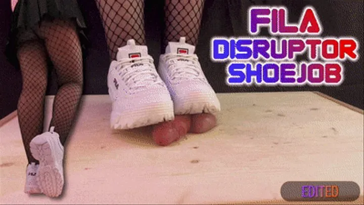 Fila Disruptor Shoejob, Cock Trample and Stomp with TamyStarly - (Edited Version) Ballbusting, Heeljob, Femdom, Shoejob, Ball Stomping, Foot Fetish Domination, Footjob, Cock Board, Crush, Trampling