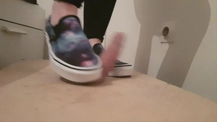 Cock Crush Hard with Vans Slip-on